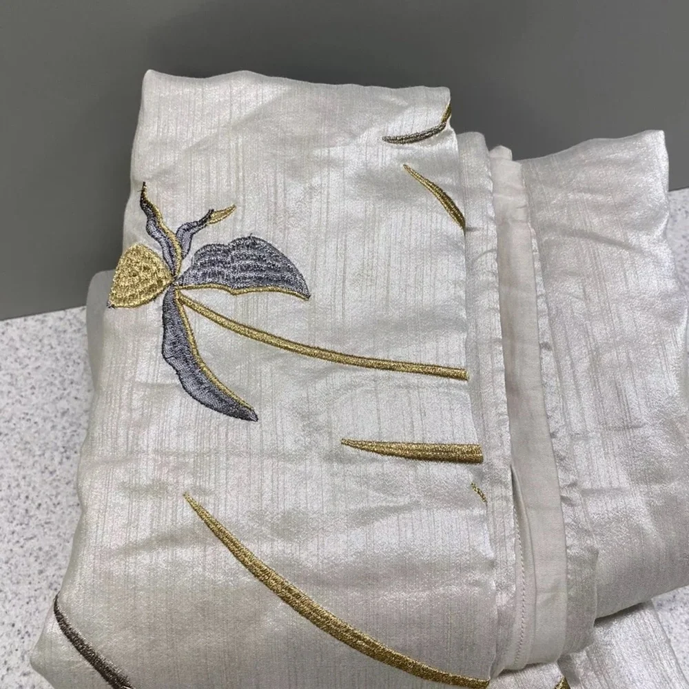 Michael Aram Iris Duvet Cover Linen Full / Queen New